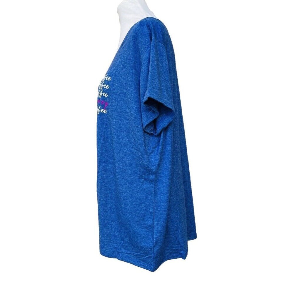 Natural Reflection Women’s Mazarene Blue Shirt Sleep Loungewear Size XXL - Picture 9 of 12